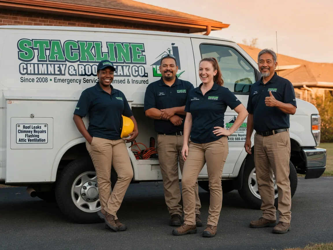 Chimney flashing repair company in Ogallah, KS